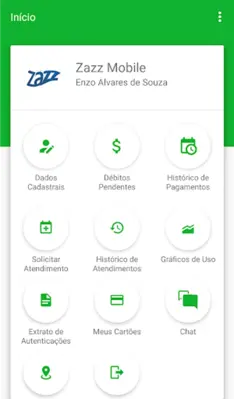 Auto Atendimento Zazz Internet android App screenshot 5